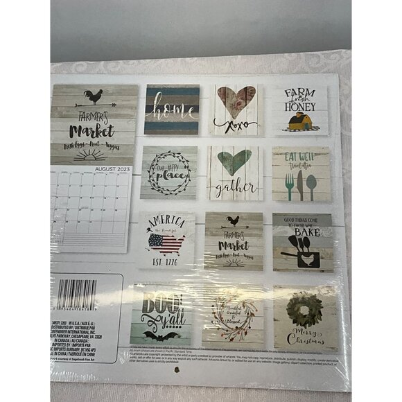 Eight12-Month Wall Calendars Featuring Farm Life Inspirational Quotes & Farmers - Picture 15 of 16